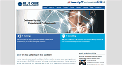 Desktop Screenshot of bluecubeit.com