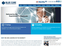 Tablet Screenshot of bluecubeit.com